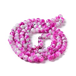 Drawbench & Baking Paint Glass Beads Strands&nbsp;GLAA-S176-09