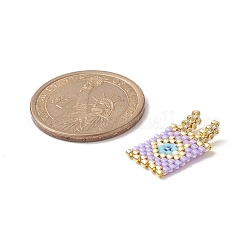 Handmade MIYUKI Japanese Seed Loom Pattern Seed Beads&nbsp;PALLOY-MZ00097