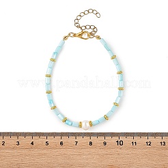 Natural Cultured Freshwater Pearl & Dyed Freshwater Shell Beaded Bracelets for Women&nbsp;BJEW-JB14213