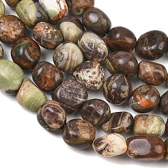 Natural Flower Agate Beads Strands&nbsp;GG-CBA787B-A34