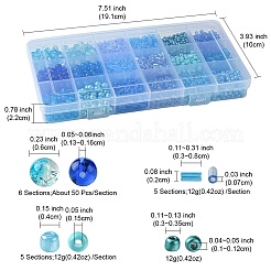 AB Color Plated Glass Bugle Beads&nbsp;SEED-FS0001-22