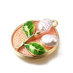 Alloy Enamel Pendants&nbsp;ENAM-K076-01G