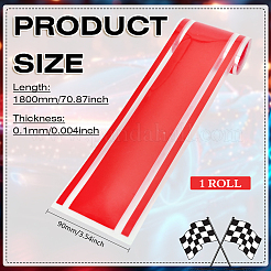 PVC Car Hood Stickers&nbsp;DIY-WH0308-961B
