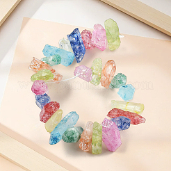 2 Strands Natural Dyed Quartz Pointed Stick Beads Strands&nbsp;G-PA0001-77