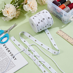 20 Yardcs Cotton Ribbon with Stainless Steel Eyelets&nbsp;OCOR-BC0009-65B-02