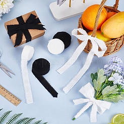 4 Rolls 2 Colors Cotton and Linen Ribbon&nbsp;OCOR-PH0007-06