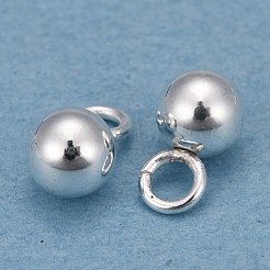 201ステンレススチールペンダントエンドピース  銀  7x4mm  穴：2mm&nbsp;STAS-N005-04S