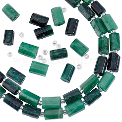 2 Strands Natural Fuchsite Beads Strands&nbsp;G-SC0003-85