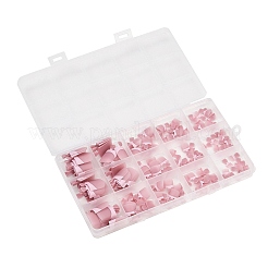 アクリルつま先ネイルチップ150個  ペディキュアとDIYネイルアート用の短いスクエア型のつけ爪  ダークサーモン  12~26x6~18.5x1.5~5.5mm&nbsp;MRMJ-P019-02E