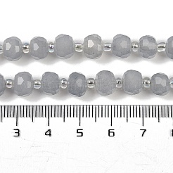 Natural Grey Agate Beads Strands&nbsp;G-H057-A11-01