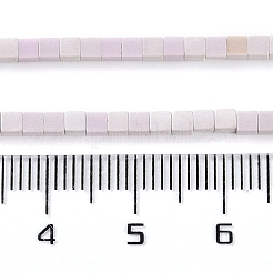 天然石瑪瑙ビーズ連売り  染め  キューブ  アザミ  2x2x2mm  穴：1mm  約150個/連  15.08インチ（38.3cm）&nbsp;G-M422-A01-04C