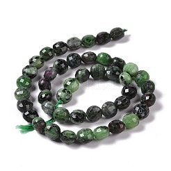 Natural Ruby in Zoisite Beads Strands&nbsp;G-K318-12
