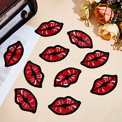 30Pcs Lip Appliques&nbsp;DIY-MA0006-82