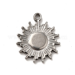 Non-Tarnish 304 Stainless Steel Pendant Cabochon Settings&nbsp;STAS-I694-39P