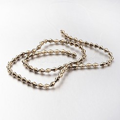 Electroplate Non-magnetic Synthetic Hematite Bead Strands&nbsp;G-F300-32-06