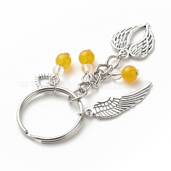 Natural & Dyed Malaysia Jade Keychain&nbsp;KEYC-JKC00311