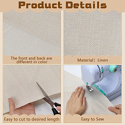 Linen Fabric&nbsp;AJEW-WH0816-164B