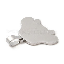 Non-Tarnish 304 Stainless Steel Pendants&nbsp;STAS-A086-03P