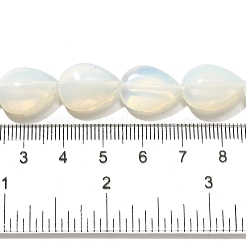 オパールビーズ連売り  ティアドロップ  16x12x5~6mm  穴：1mm  約25個/連  15.16''~15.75''（38.5~40センチメートル）&nbsp;G-P561-B015-01