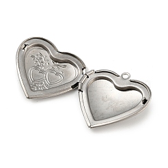 Non-Tarnish 304 Stainless Steel Locket Pendants&nbsp;LS-STAS-Q253-02P-03