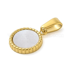 Resin Imitation White Shell Charms&nbsp;STAS-R229-14C-G