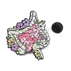 Floral Enteric Canal Enamel Brooches&nbsp;AL-I001-02EB-03