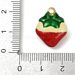 Brass Enamel Pendants&nbsp;KK-R224-14B-G
