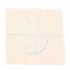 DIYパンチ針キット  子供と月の模様  DIYクラフトステッチ用  27x27x0.1cm&nbsp;DIY-P013-01