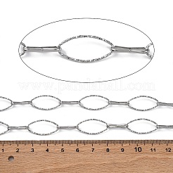 304 Stainless Steel Oval Link Chains&nbsp;CHS-B006-12P
