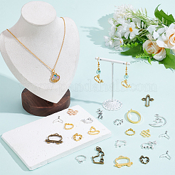 1Bag Tibetan Style Alloy Open Back Bezel Pendants&nbsp;FIND-SP0005-39