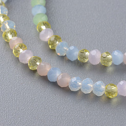 Transparent Glass Beads Strands&nbsp;GLAA-T006-09-A01