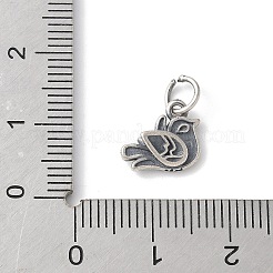 925 Sterling Silver Dove Charms&nbsp;STER-R012-02AS