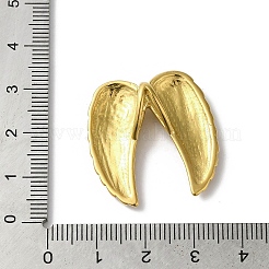 PVD真空メッキ304ステンレスペンダント  長持ちメッキ  ウイングチャーム  ゴールドカラー  28x27x9mm  穴：8x3mm&nbsp;STAS-B069-30G