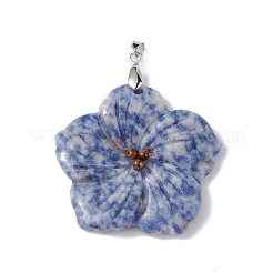 Natural Blue Spot Jasper Big Pendants&nbsp;G-B040-01P-08