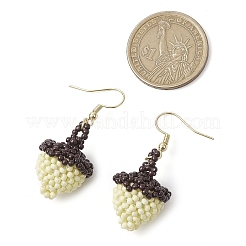 Glass Seed Beads Dangle Earrings&nbsp;EJEW-MZ00325