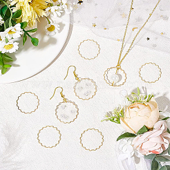 50Pcs Brass Linking Rings&nbsp;KK-BC0008-67