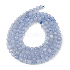 Natural Blue Lace Agate Beads Strands&nbsp;G-E411-12-3mm-01