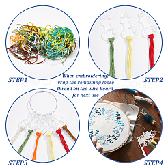 アクリル刺繍糸ドロップ30個  スリムフロスボビン  ミシン糸収納用  キー形状  透明  60x34.5x2.5mm  穴：8.5mm&nbsp;DIY-PH0008-95
