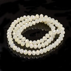 Electroplate Glass Beads Strands&nbsp;EGLA-A034-J6mm-T07