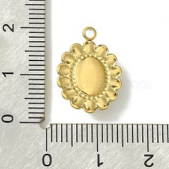 Ion Plating(IP) Real 14K Gold Plated 304 Stainless Steel with Glass Pendant&nbsp;FIND-Z028-30A