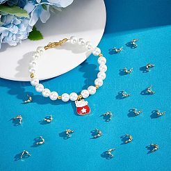 60個3スタイル304ステンレススチールボールチープ  カロット終了  クラムシェルノットカバー  電気泳動黒  5~8x2.5~4mm  穴：1mm  20個/スタイル&nbsp;STAS-UN0028-37