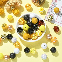 DIY Bubblegum Bracelet Pendant Decoration Making Kit for Sunflower Theme&nbsp;MACR-CJC0005-02A-01