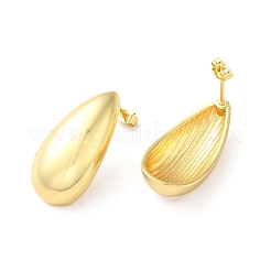 Brass Teardrop Stud Earrings for Women&nbsp;EJEW-Q024-08G