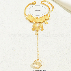 Brass Link Finger Ring Bracelets for Women&nbsp;UV8237