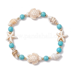 Shell Beaded Bracelets&nbsp;BJEW-TA00589-02