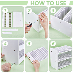 45-Grid Wooden Cell Phone Storage Box&nbsp;CON-WH0115-04