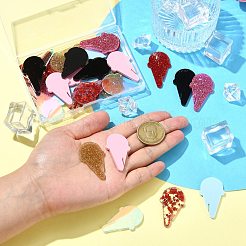 32Pcs 8 Colors Acrylic Wine Glass Charms&nbsp;AJEW-CJ0001-69