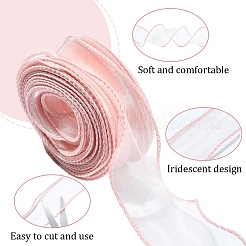 1 Roll Fishtail Yarn Iridescent Ribbon for Bowknot Making&nbsp;OCOR-YW0001-14A