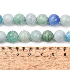 天然石クォーツビーズ連売り  スムーズなラウンド  ミックスカラー  10~11.5mm  穴：1mm  約36~40個/連  14.76''（37.5cm）〜15.75''（40cm）&nbsp;GG-CBAA8F4-A01-10mm