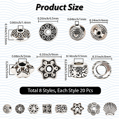 160Pcs 8 Styles DIY Jewelry Makings Finding Kits&nbsp;DIY-SC0030-57
